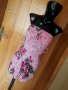 Светло розова рокля бюстие тип балон от трико ХС/С, снимка 1 - Рокли - 32869217