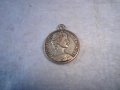 СТАР ПОСРЕБРЕН МЕДАЛЬОН ТИП ПЕНДАР ПАРИЧКА ПОЛОВИН ПЕНИ 1967 АВСТРАЛИЯ ВИНТИДЖ НАКИТ УКРАШЕНИЕ 27490, снимка 4