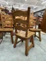 Комплект трапезни столове от дъбов масив, снимка 11