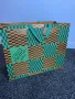 Бутикова подаръчна торба Louis Vuitton Green Gold XL 49cmx41cm 2022 Holidays Shopping Bag празнична, снимка 14
