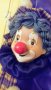 Голям клоун на дървена люлка, снимка 1 - Колекции - 28157796