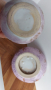 Керамични ваза и пепелник в лилаво, снимка 5