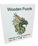 Дървен пъзел животни ГЛАВА НА ДРАКОН / А4 формат Размер М / 27 МОДЕЛА, снимка 4