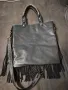 дамска чанта с ресни, снимка 3