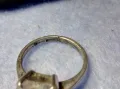 ВИНТИДЖ АРТ СРЕБЪРЕН ПРЪСТЕН СРЕБРО 925 с ГОЛЯМ ЮВЕЛИРНО ФАСЕТИРАН НАТУРАЛЕН ПЛАНИНСКИ КРИСТАЛ 48612, снимка 8