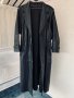 Дълъг черен кожен тренчкот,тренд, снимка 12
