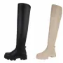  Дамски ботуши над коляното, 2цвята , снимка 1