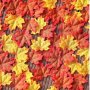25 бр Изкуствени есенни листа листо за декорация и украса от текстил кленови, снимка 3