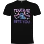 Нова мъжка тениска със Стич (Stitch) - Touch Me and I Will BITE YOU, снимка 1