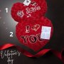 Подаръчна плюшена музикална възглавничка Сърце LOVE, снимка 1 - Подаръци за жени - 43848207