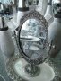 Настолно огледало с кристали - метално, снимка 1 - Други - 43870172