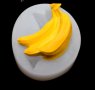 Банани Банан чепка силиконов молд форма фондан шоколад смола гипс, снимка 3