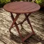 Маса сгъваема Muhler Meranti - Ø70xH74cm, дърво, снимка 2