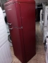 Хладилник с камера ретро дизайн цвят бордо с две години гаранция!, снимка 2
