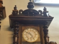 Стенен часовник. Франция 1900г. Много рядък, не е серийно производство. Цветен порцеланов циферблат., снимка 7