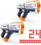 Комплект от 2 броя бластер X-Shot Chaos Meteor Blaster 36365-2022 Детско оръжие с 24 броя топчета, снимка 3
