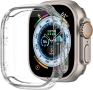 Apple Watch Ultra 3 2 1 / Series 11 10 6 5 4 / SE 3 2 1 / Мек TPU силиконов кейс с протектор, снимка 6