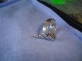 КРАСИВ ВИНТИДЖ СРЕБЪРЕН АРТ ПРЪСТЕН СРЕБРО 925 РЪЧНА МАЙСТОРСКА ИЗРАБОТКА 27330, снимка 9