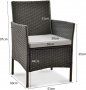 Градински стол тип кресло HW-630C1G, снимка 2