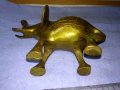 Старо ТРАДИЦИОННО КРАСИВО ОРНАМЕНТИРАНО БРОНЗОВО СЛОНЧЕ За ЩАСТИЕ КЪСМЕТ За ДОМА КОЛЕКЦИЯ 37375, снимка 10