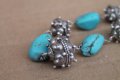 Уникално бижу-сребро с тюркоаз, снимка 9