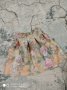Дамска цветна къса кокетна пола.Хс-М.с ластик и цип. made in italy., снимка 2