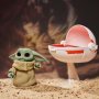Star Wars Бебе Йода Интерактивна играчка Мандалориан Грогу със звуци и движения Grogu, снимка 3