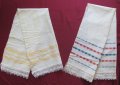 19 век 2 броя Ръчно тъкани Кърпи, снимка 1 - Антикварни и старинни предмети - 27113970