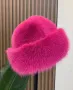 Ярко розова дамска шапка , снимка 2