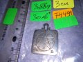РЯДЪК СТАР ПОСРЕБРЕН ОКУЛТЕН КАБАЛИСТИЧЕН АРТ МЕДАЛЬОН АМУЛЕТ от БЛАГОРОДНА НЕРЪЖДАЕМА СТОМАНА 74491, снимка 5