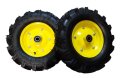 Колело с вътрешна гума за лекотоварно ремарке 4.00-8, Ф 400 мм Х 95 мм (ос Ф 20) 2 бр. комплект