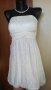 Кокетна бяла рокля 👗💎XS, S, М👗💎арт.110, снимка 2