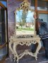 Италианска барокова конзола с огледало б22, снимка 1