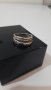 сребърен пръстен с камъни , снимка 1 - Пръстени - 43300654