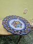 Прекрасна антикварна колекционерска португалска порцеланова чиния , снимка 3
