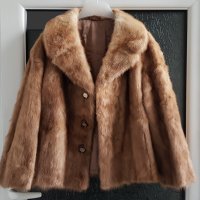 Дамско палто естествен косъм Л-ХЛ, снимка 11 - Палта, манта - 43798145