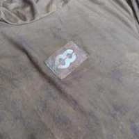 Мъжка тениска с качулка в цвят каки / камуфлаж, снимка 5 - Тениски - 36774932