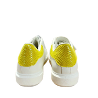 Дамски спортни обувки в бяло и жълто, снимка 5 - Маратонки - 44878754
