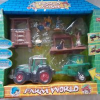 Ферма с работници,трактор, градина,кула, снимка 2 - Играчки за стая - 38707007