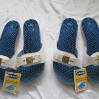 Dr.Scholl's unisex нови, с етикет ортопедични масажиращи сандали, два чифта размер 42 и 43., снимка 1 - Мъжки сандали - 40722604