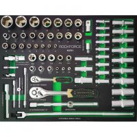 Шкаф с инструменти с 7 чекмеджета – 5 пълни RockForce, снимка 10 - Куфари с инструменти - 39298962