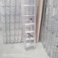 Професионална алуминиева трираменни стълба 3х16/12.20м , снимка 6 - Други инструменти - 42958979