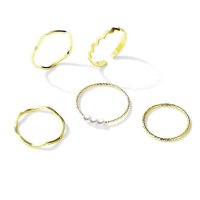 пръстени от медицинска стомана с 18к златно покритие , снимка 2 - Пръстени - 43921458