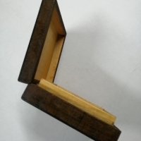 Дървена кутия 10 х 10 h 3.5 см. , снимка 4 - Други стоки за дома - 32241296