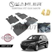 Гумени Стелки SAHLER 4D VOLKSWAGEN TIGUAN 2007 - 2015, снимка 1 - Аксесоари и консумативи - 44090359