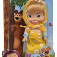 Кукла Маша и Мечока -  Маша с жълта рокля / Simba Toys, снимка 1 - Кукли - 39459802