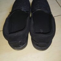 черни обувки с равна подметка 39 номер, снимка 4 - Дамски ежедневни обувки - 28614588