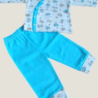 Памучен комплект за бебе, снимка 1 - Комплекти за бебе - 43669386