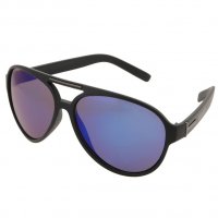 Черни слънчеви очила със сини огледални стъкла,внос от Англия, снимка 5 - Слънчеви и диоптрични очила - 28236219