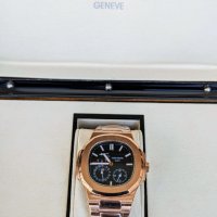 Мъжки часовник Patek Philippe Nautilus Moonphase 5712 с автоматичен механизъм, снимка 2 - Мъжки - 43675473